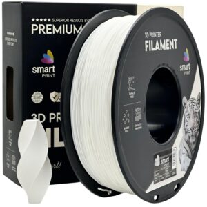 Filament for 3D printer Smart Print TPU white 1.75 mm 1 kg